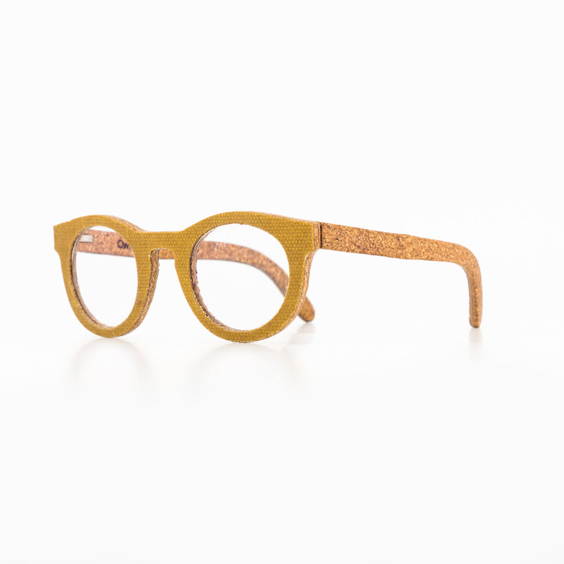 Owl / Mustard / UV420 Cork Readers